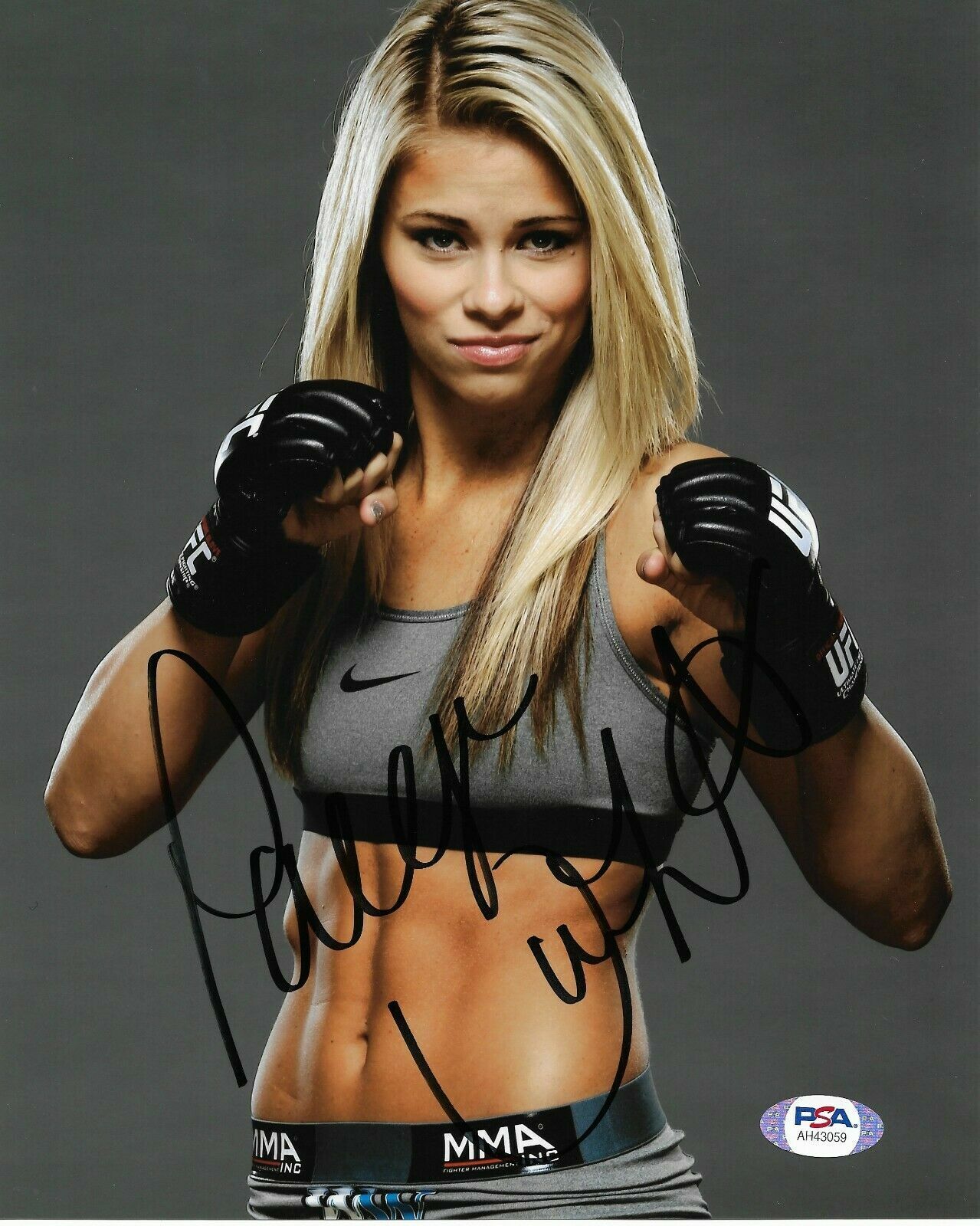 PAIGE VANZANT SIGNED 8x10 Photo Poster painting PSA/DNA COA MMA UCF FIGHT NIGHT PVZ SEXY 3