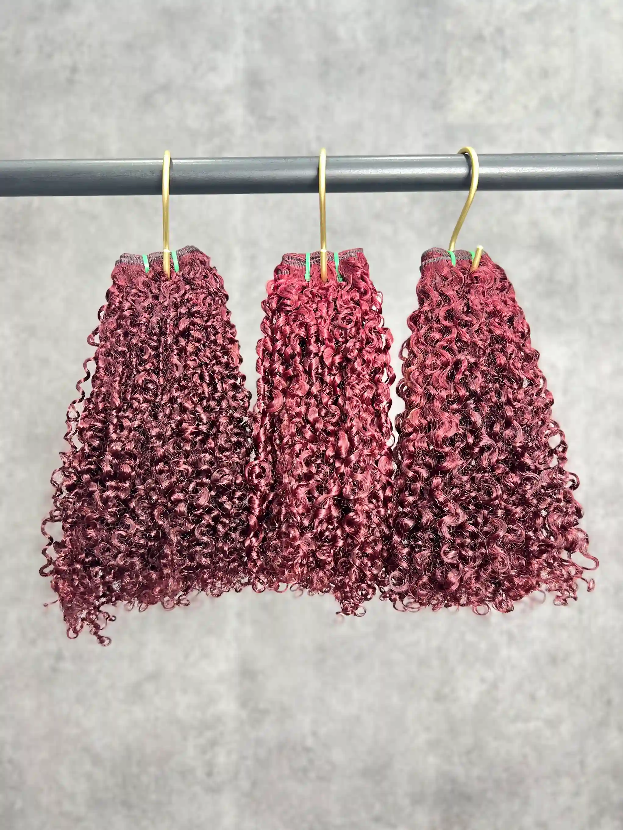 3PCS Super Double Drawn Color 99J Pixie Curly Hair Bundles | 12&ndash;30 Inch |  Boruihair | 100% Human Hair