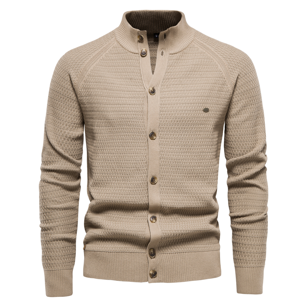 Men's Cotton Winter High-Quality Casual Business Knitted Cardigan | ARKGET