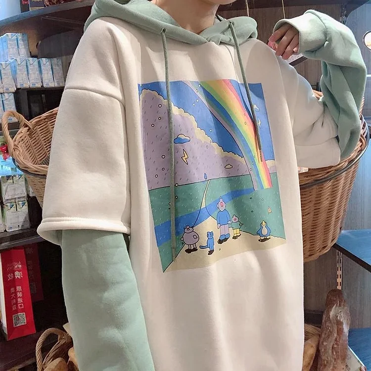 Cartoon Oversize Hoodie