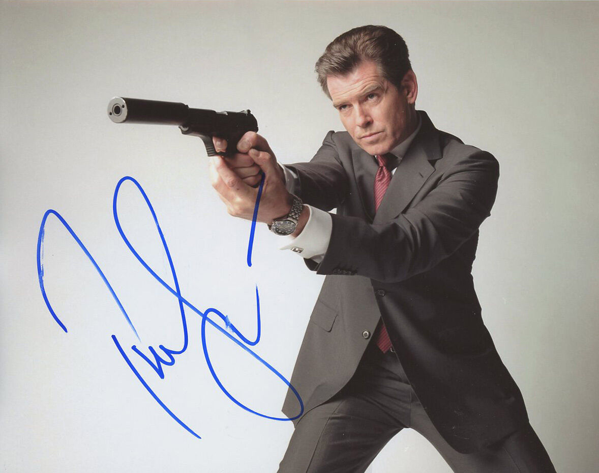 PIERCE BROSNAN signed autographed 11x14 JAMES BOND 007 Photo Poster painting