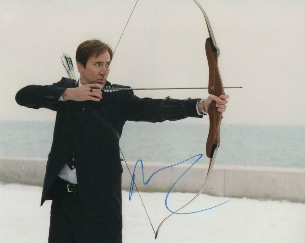 NICOLAS NIC CAGE SIGNED AUTOGRAPH 8X10 Photo Poster painting - NATIONAL TREASURE, FACE/OFF STUD