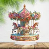 Carrousel acrylique - Ornement d&rsquo;artisanat 5d bricolage
