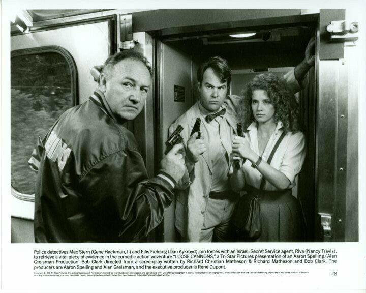 Gene Hackman Dan Aykroyd Nancy Travis Loose Cannons Original Press 8X10 Photo Poster painting