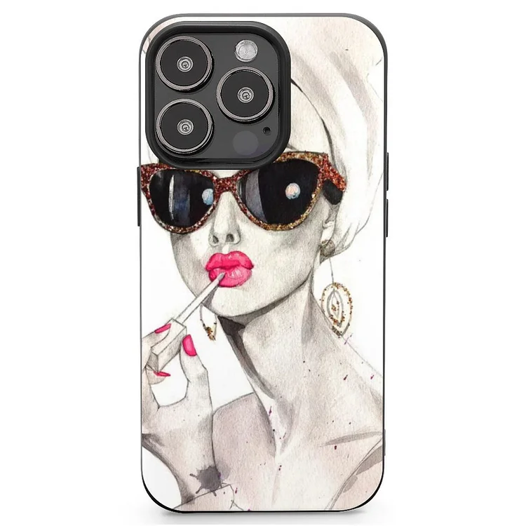 Audrey Hepburn Mobile Phone Case Shell For IPhone 13 and iPhone14 Pro Max and IPhone 15 Plus Case - Heather Prints Shirts