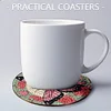 8pcs Butterfly DIY Diamond Painting Coasters Kits with Holder Wooden Coaster