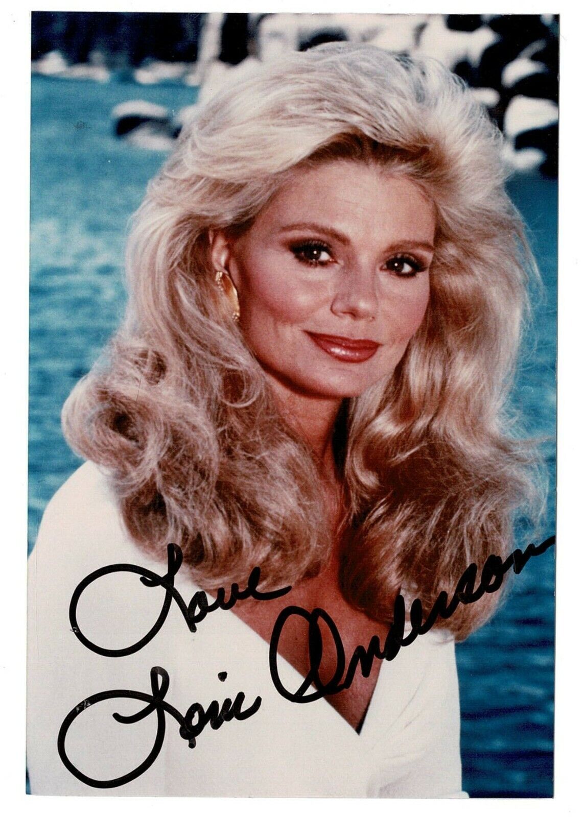 Loni Anderson signed autographed Photo Poster painting! AMCo! 14571