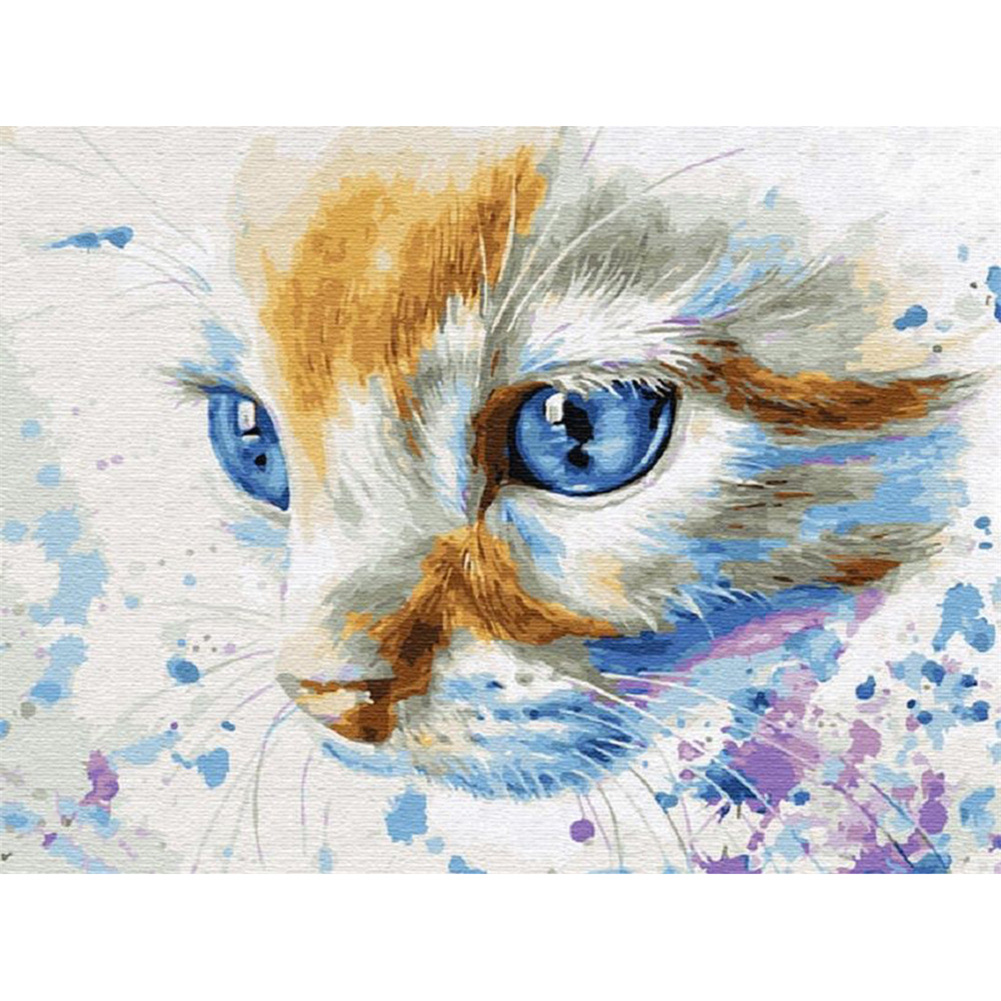 

30*40CM - Kitten - Round Drill Diamond Painting, 501 Original