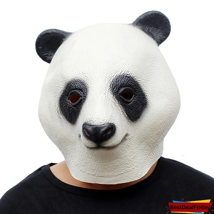 Halloween Panda Mask Halloween Masquerade Animal Party Full Head Mask