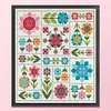 Jigsaw Puzzle May Garden-14CT Stamped Cross Stitch Egyptian Cotton 38*41cm/14.96*16.14in tapestrymarket