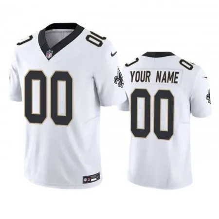 Men's New Orleans Saints Active Player Custom White 2023 F.U.S.E. Vapor Untouchable Limited Stitched Jersey Z65Y