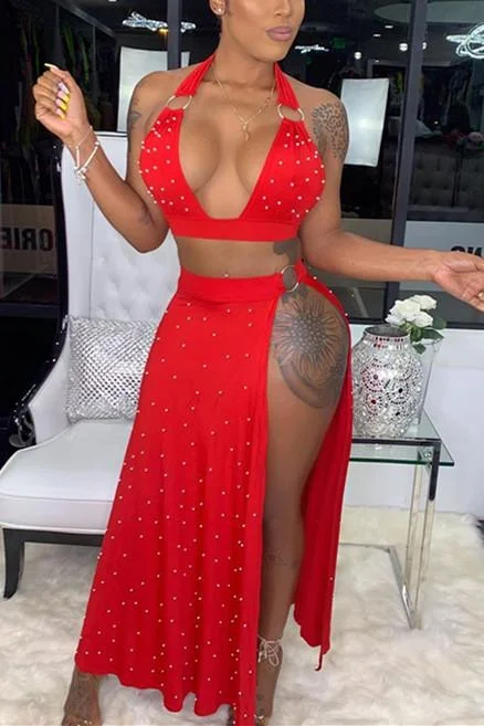 Fashion Sexy Off Shoulder Dress  Two-pieces