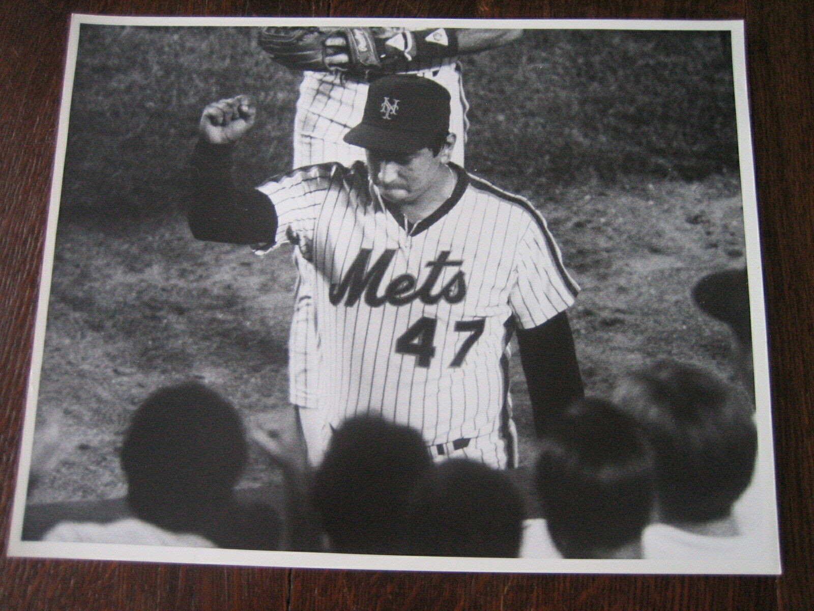 Jesse Orosco 1985 Press Original 11 x 14 Photo Poster painting by Bob Olen New York Mets