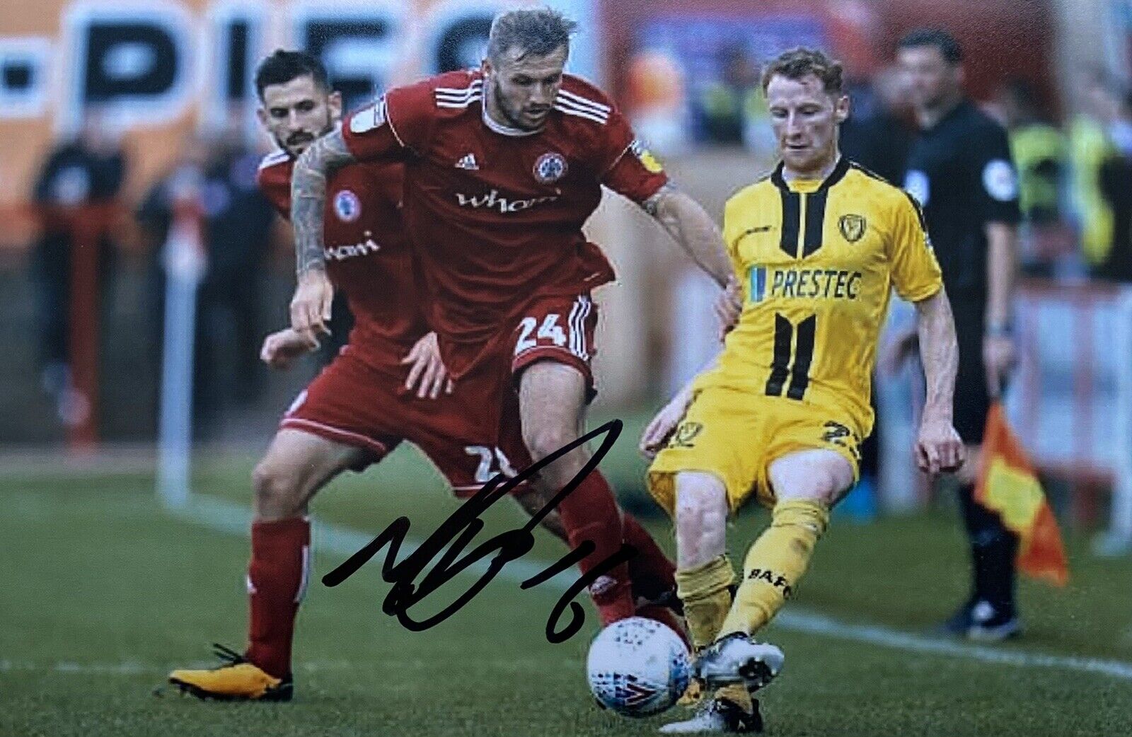 Nick Anderton Genuine Hand Signed Accrington Stanley 6X4 Photo Poster painting