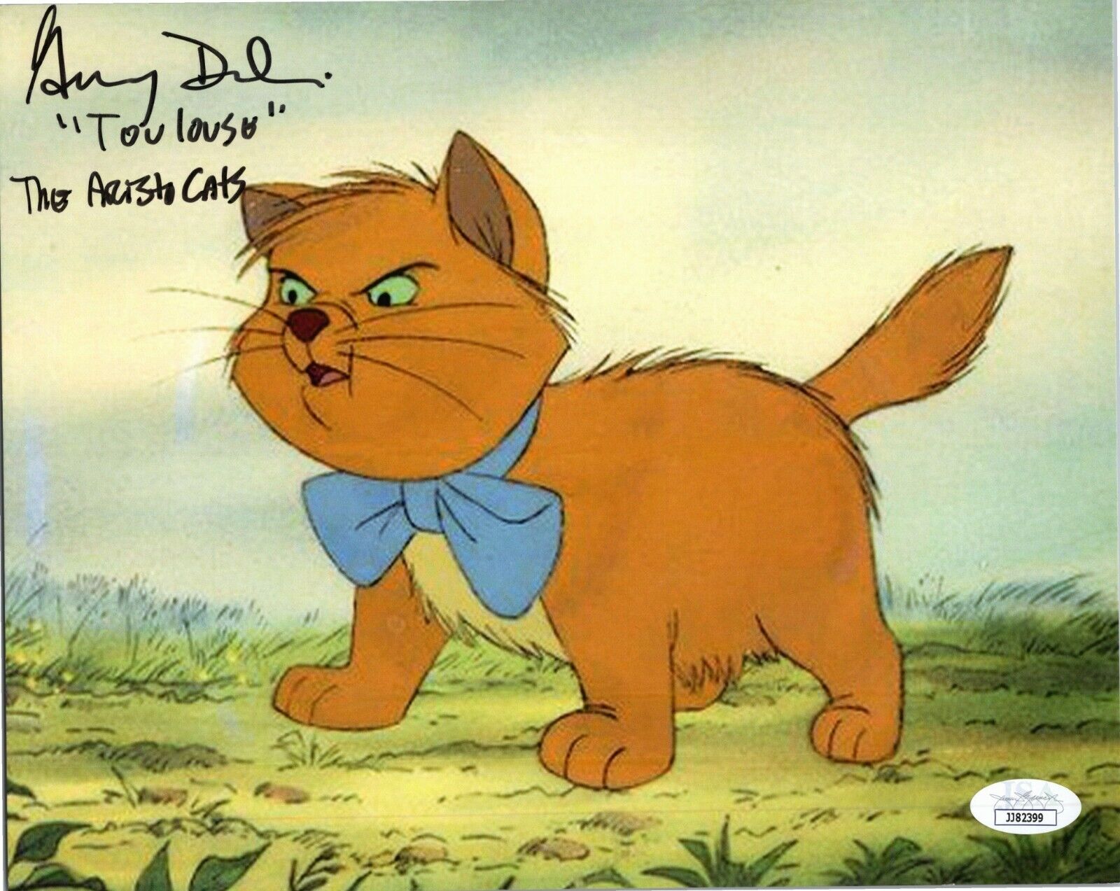 GARY DUBIN Authentic Hand-Signed The AristoCats ~Toulouse