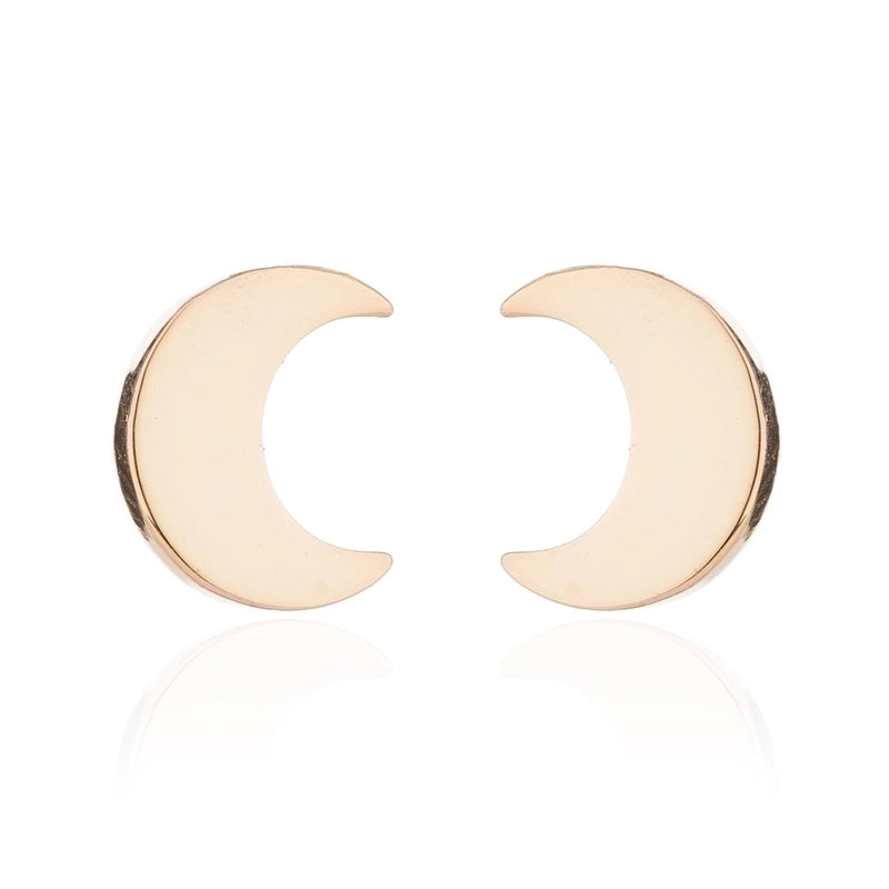 Minimalist Korean Style Geometric 304 Stainless Steel No Inlaid 18K Gold Plated Ear Studs