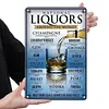 Liqueurs - Panneaux en &eacute;tain m&eacute;tallique(20*30cm/30*40cm)