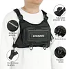 Sports Chest Bag Chest Fanny Pack Adjustable Strap Breathable for Cycling Hiking