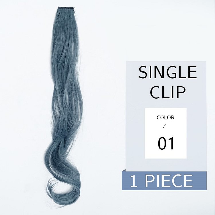 Color Hanging Ear Curly Hair Piece Wig - Modakawa