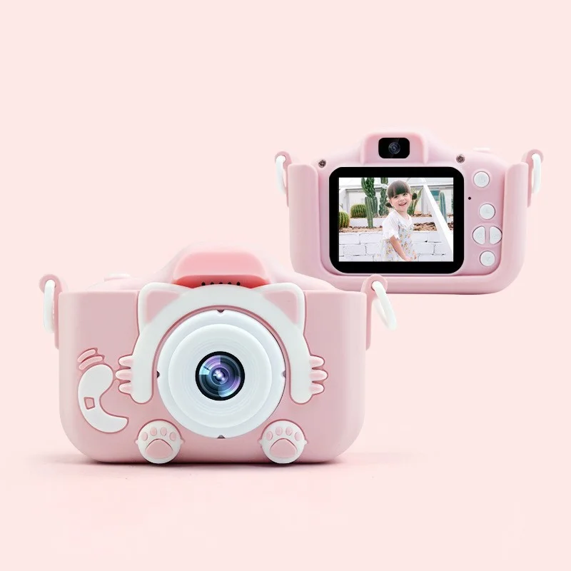 Kid Digital Camera, Children Mini Cute Digital Video Cameras 2.0 Inch Take Picture Camera 1080P HD Digital Action Camcorder