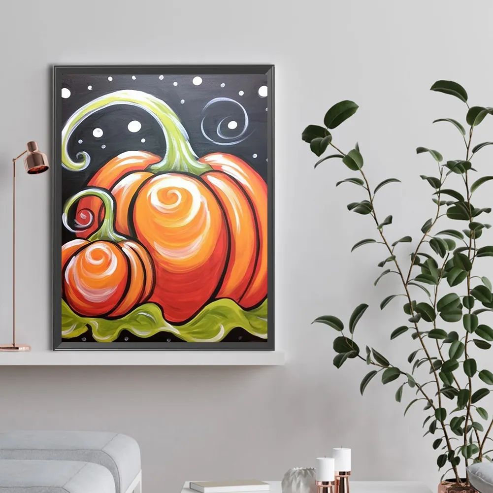 Diamond Painting - Full Round Drill - Pumpkin(Canvas|30*40cm)
