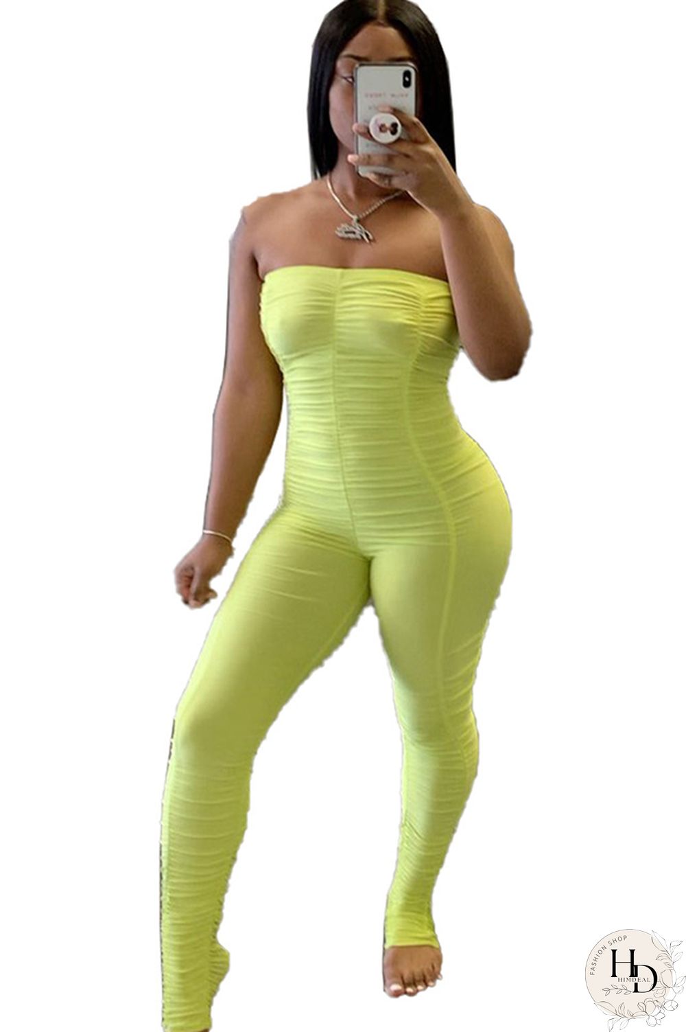 tangerine Fashion Sexy Solid Draped Milk. Sleeveless Wrapped Jumpsuits