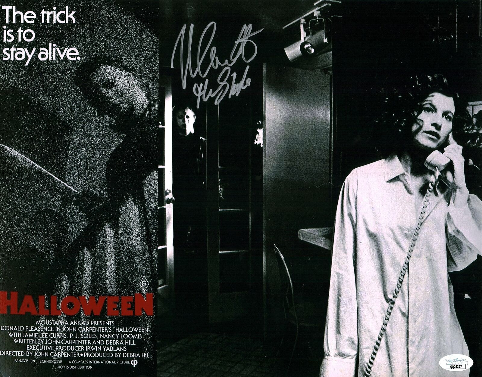 Nick Castle Halloween MICHAEL MYERS 11x14 Photo Poster painting Poster Signed JSA COA Autograph