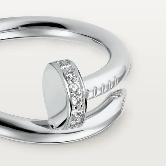 Just a Clou ring, white gold, diamonds