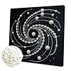 DIY Pearl Painting Vortex for Home Wall Decor with Frame(30*30cm)