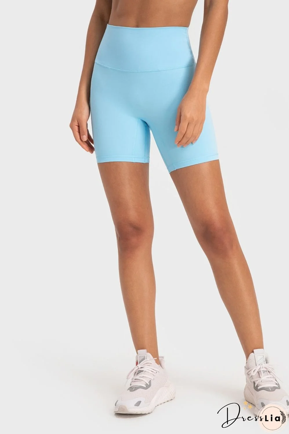 Staying Cozy Wide Waistband Biker Shorts