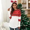 Women's Christmas Print Casual Long-sleeved T-shirt