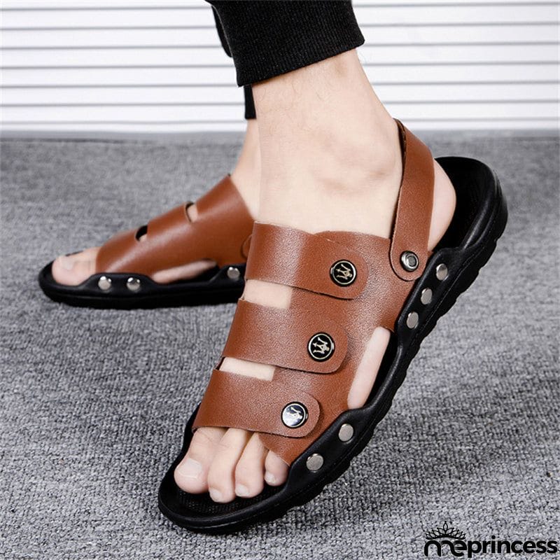Fashionable Wearable Non-skid Men's Open Toe Sandals