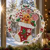 Christmas Ornament Diamond Painting Kit Stocking Gingerbread 9.45x9.45in