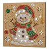 DIY Special Shaped Drill Diamond Painting Kit Framed - Snowman