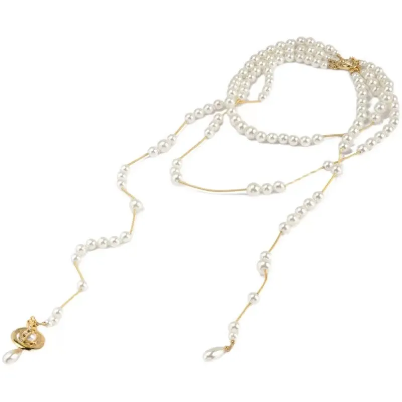 Vivienne Westwood Broken Pearl Necklace