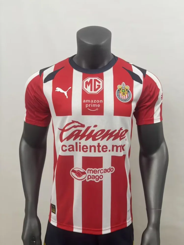 2025-26 New Season-Chivas Home Jersey-Fans Edition