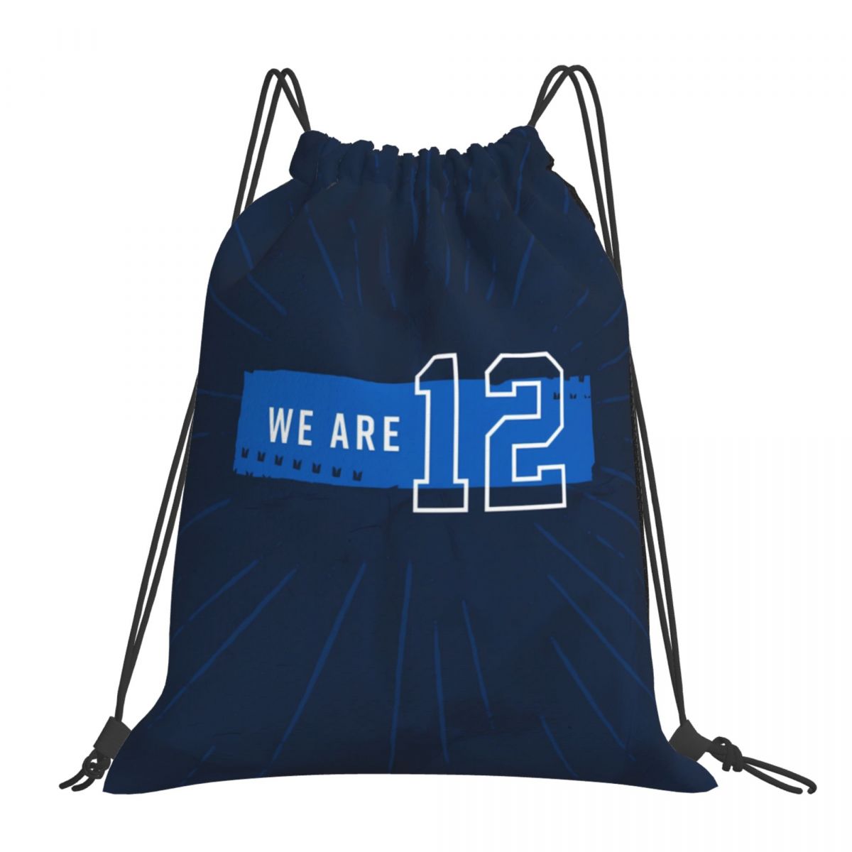 Seattle Seahawks We Are 12 Drawstring Bags for School Gym