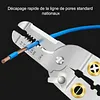 Pince &agrave; d&eacute;nuder multifonctionnelle portable