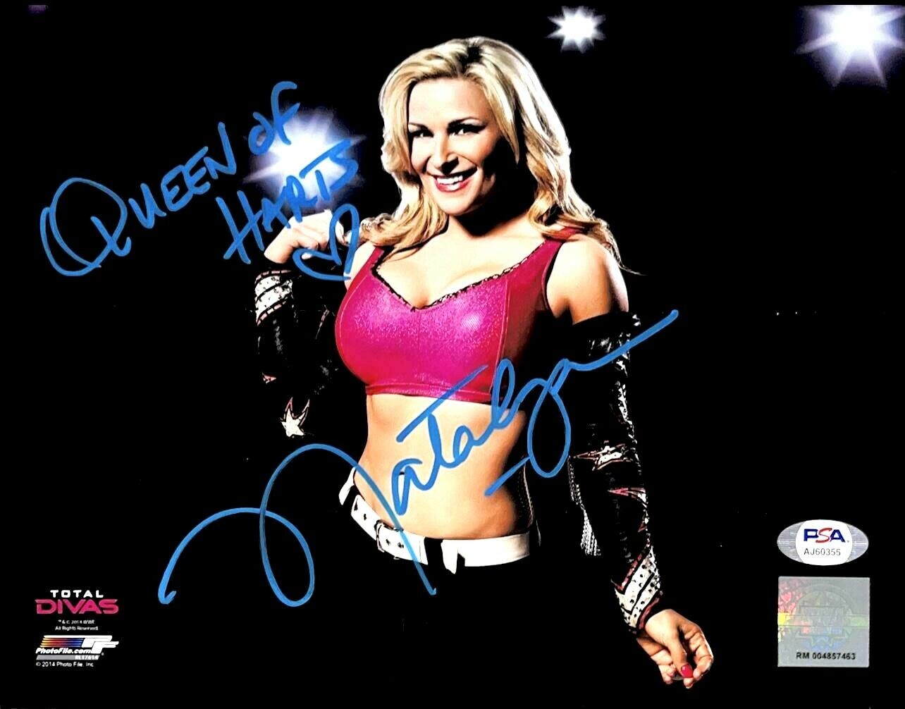 WWE NATALYA HAND SIGNED AUTOGRAPHED 8X10 Photo Poster painting WITH PROOF AND PSA DNA COA 1