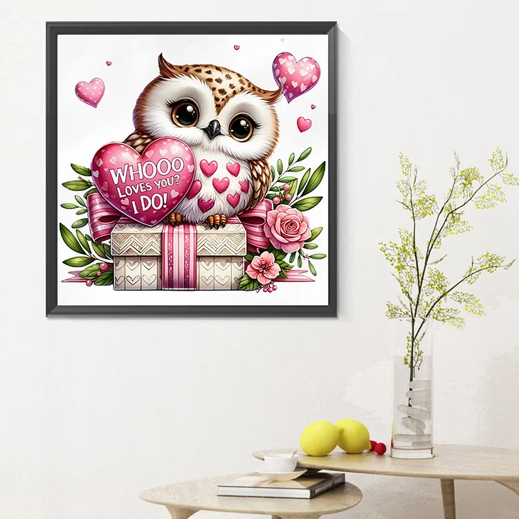 Snuqevc Adult Diamond Painting Kits - Pink Rose Owl Full Diamond Canvas  Diamond Animal Art Painting, Stress Relief Artwork for Room Decor Wall  Decor
