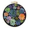 4 Set Succulent Series- Embroidery Kits