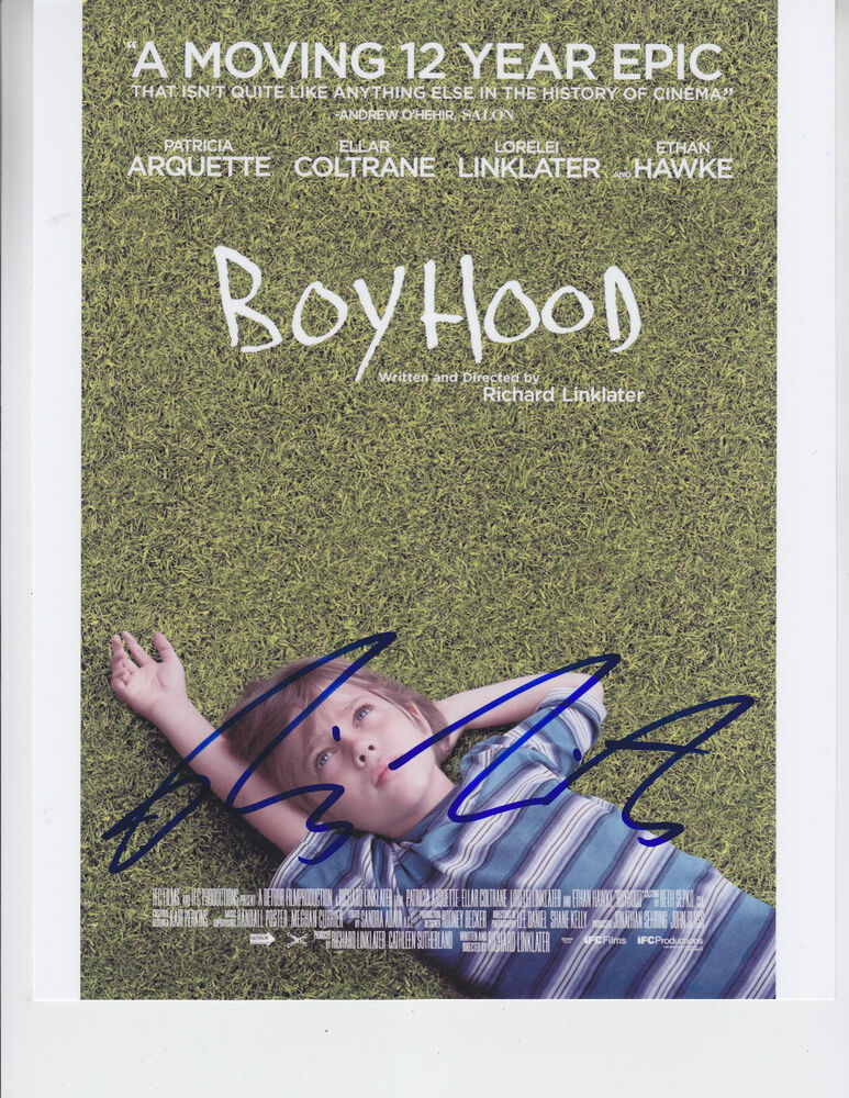 Richard Linklater - BOYHOOD - signed 8x10