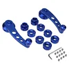 2pcs Aluminum Alloy Car Window Handle Winder Riser Replacement(Blue)