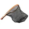 Fishing Landing Net Wooden Handle Trout Net Fly Fishing Net Fishing Accessories