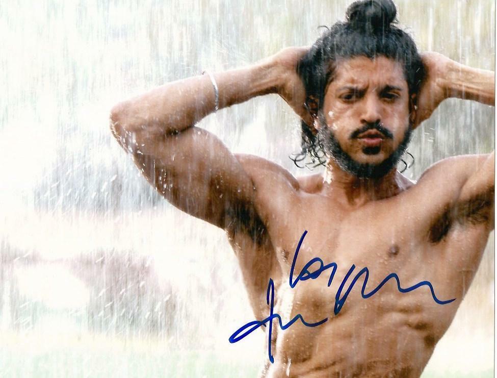 Farhan Akhtar ACTOR autograph, In-Person signed Photo Poster painting