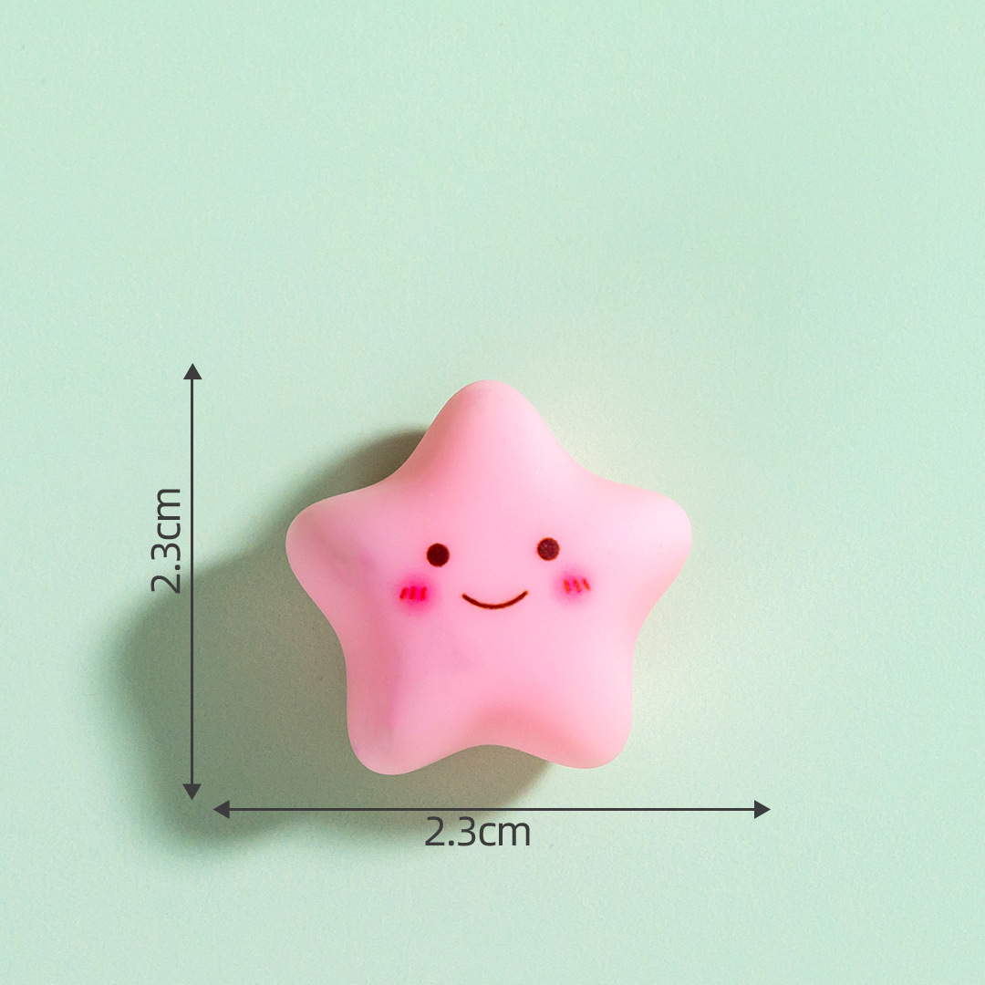 Mini Smiley Heart & Star Charms