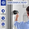 Spherical Fingerprint Lock Smart Door Handle, Fingerprint Smart Lock With APP Control, Biometric Door Lock Bluetooth Smart Lock, Easy To Install Door Lock, Suitable For Home Bedroom, Cloakroom, Hotel, Apartment Office(Tuya Bluetooth APP)