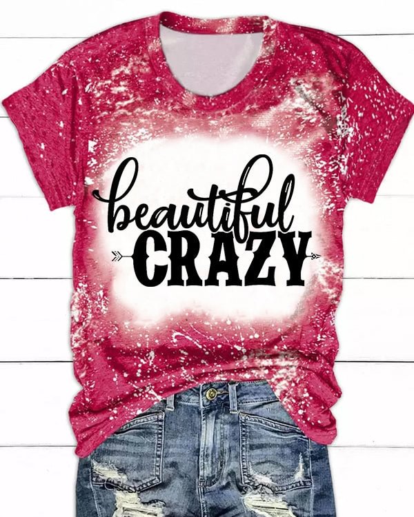 Beautiful Crazy Tie Dye T-Shirt