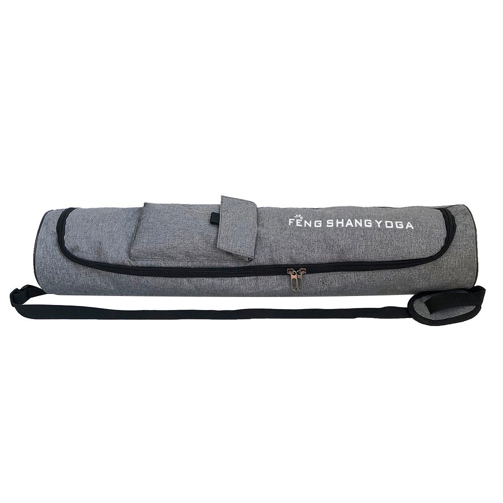 

Fashion Women Men Portable Yoga Mat Bag Carrier Shoulder Sport Bags, Grey, 501 Original