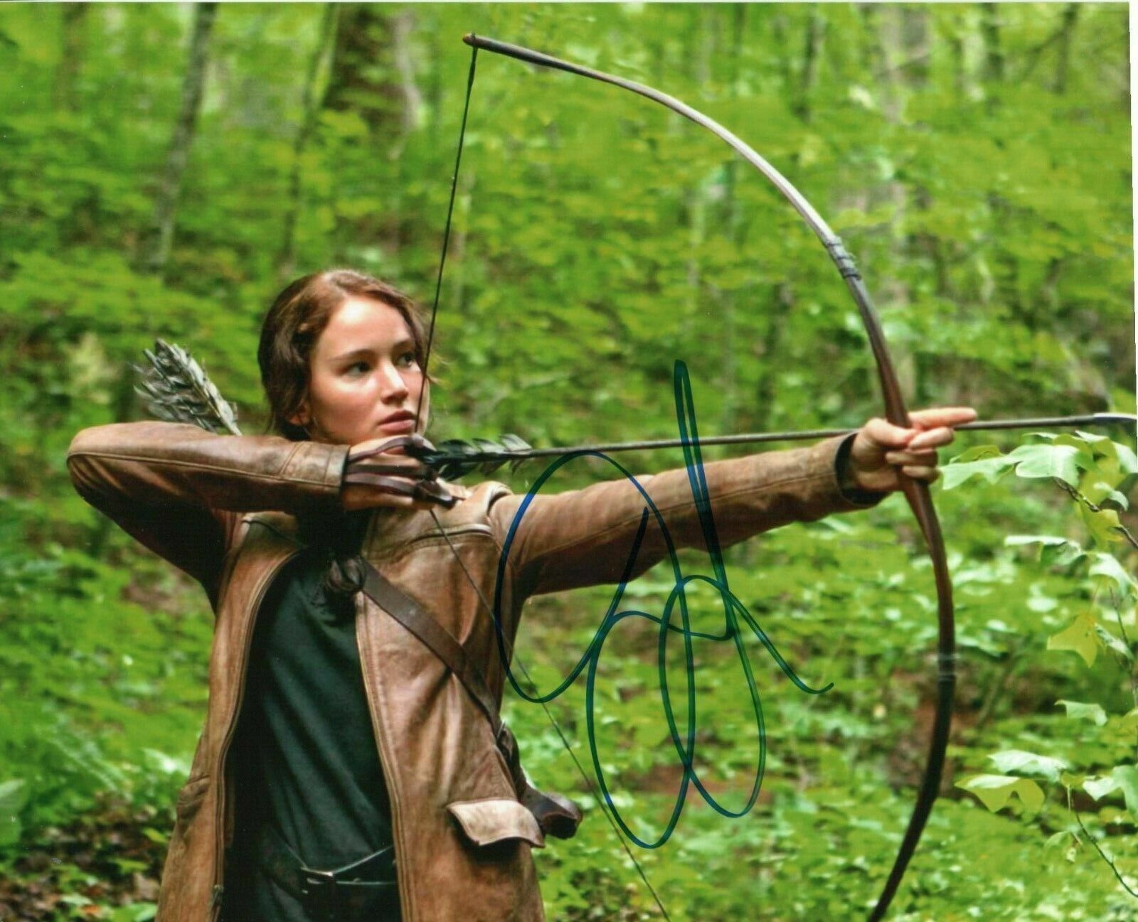 Jennifer Lawrence Autographed Signed 8x10 Photo Poster painting ( The Hunger Games ) REPRINT